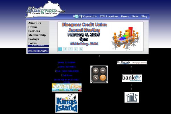 bluegrasscreditunion.com site used Bluegrass