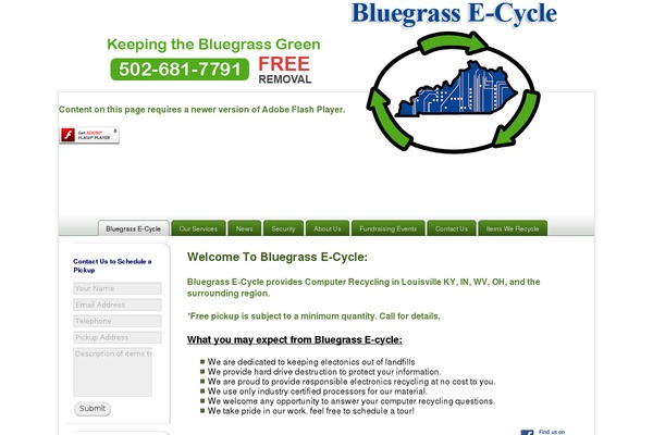 bluegrassecycle.com site used Bluegrass