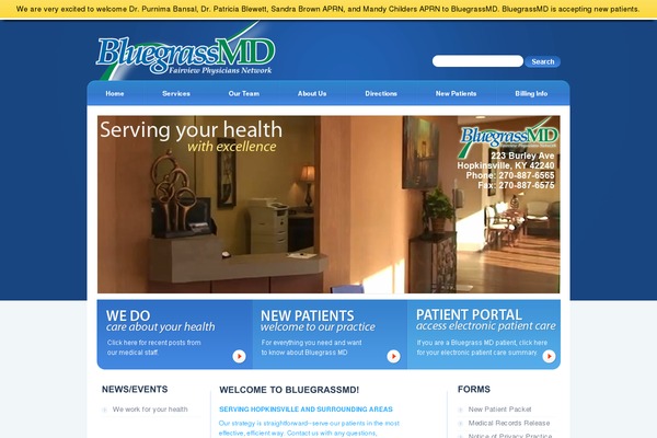 bluegrassmd.org site used Theme1017