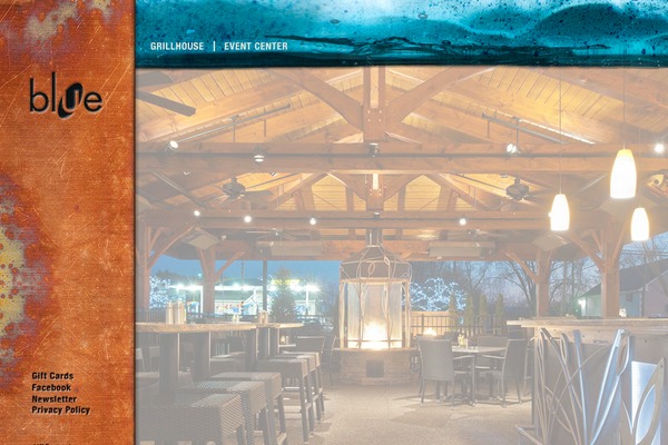 Blue theme site design template sample