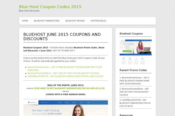 bluehostcouponcodes2015.com site used Contango