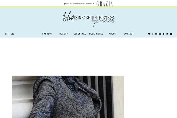 Blue theme site design template sample