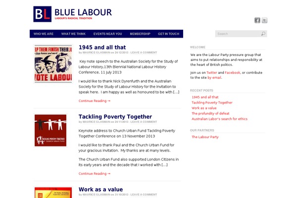 bluelabour.org site used PageLines
