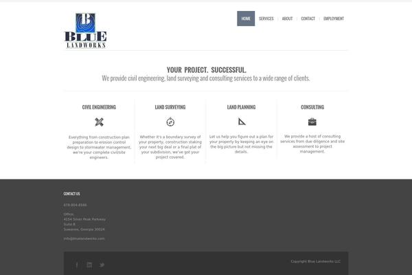 bluelandworks.com site used Bigbang