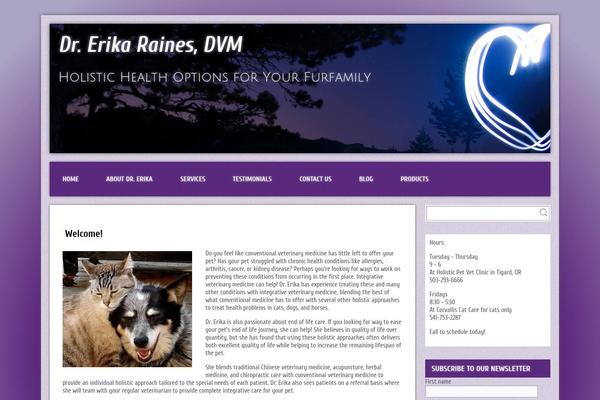 Purple Modena theme site design template sample