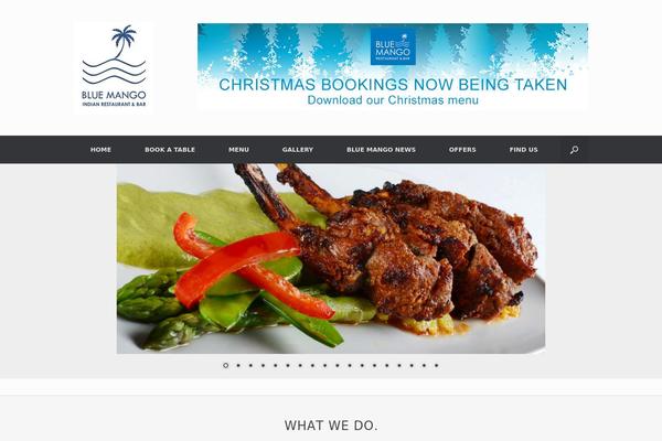 Vantage theme site design template sample