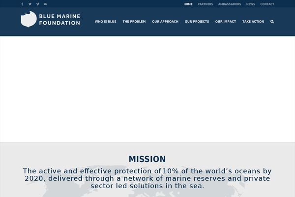 bluemarinefoundation.com site used Bluemarine
