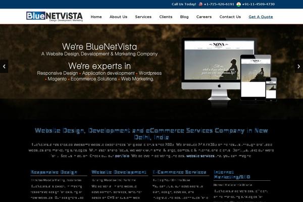 Site using Simple Responsive Slider plugin