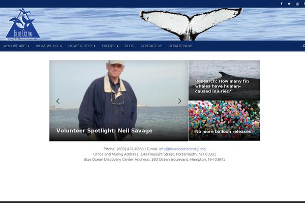 blueoceansociety.org site used Awaken