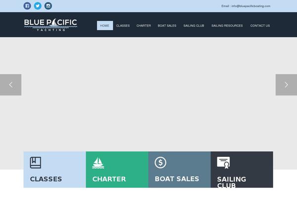 bluepacificboating.com site used Divi1