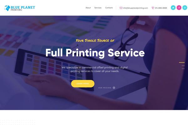 CopyPress theme site design template sample