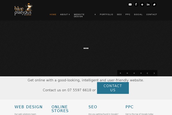Allure theme site design template sample