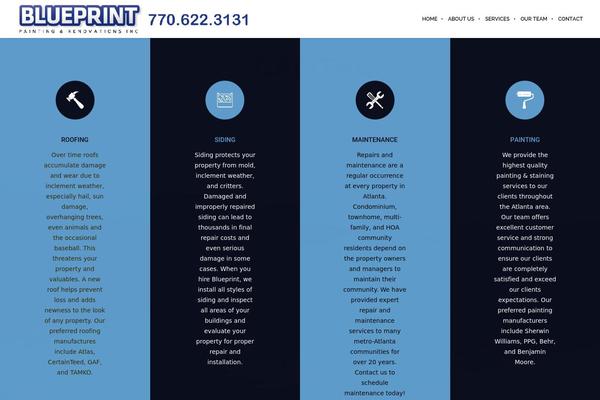Brooklyn theme site design template sample