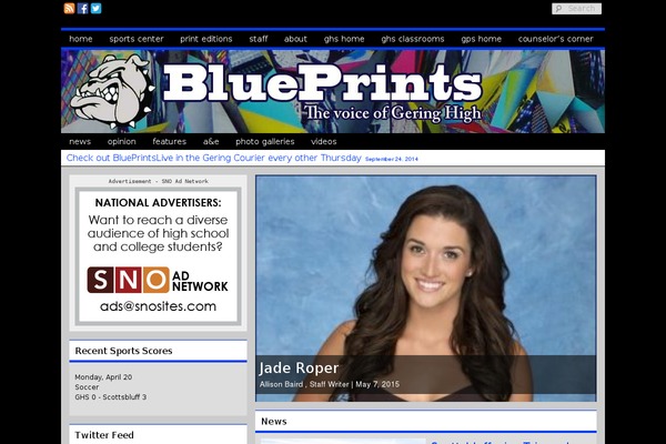 Sno Flex theme site design template sample