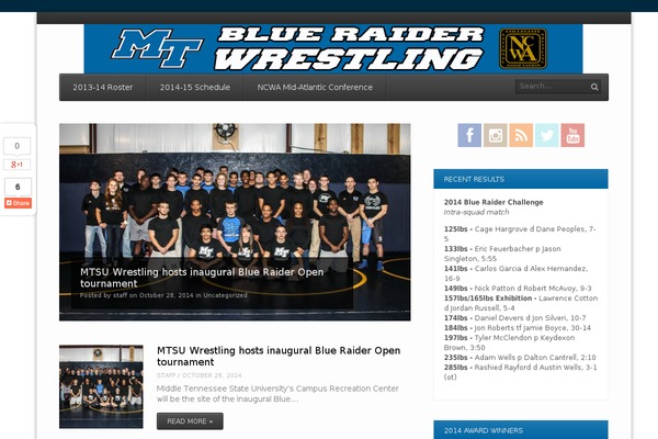blueraiderwrestling.com site used FlexiMag