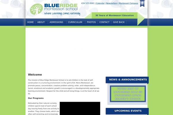 blueridgemontessori.com site used Brmstheme