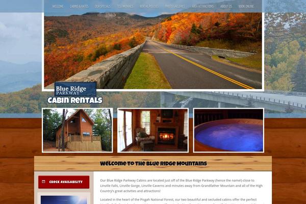 blueridgeparkwaycabinrentals.com site used Vantage-child