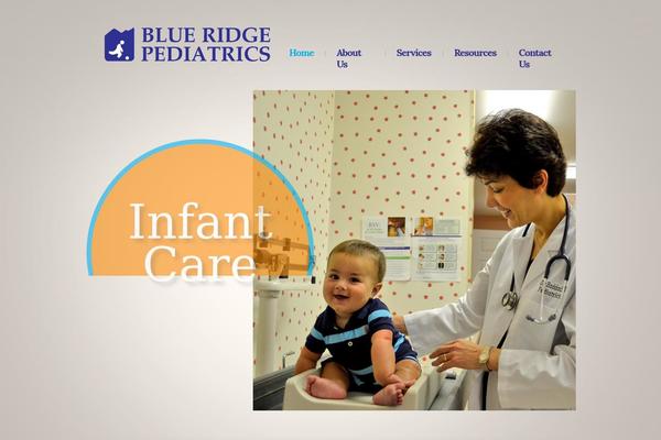 blueridgepediatrics.us site used Theme1821