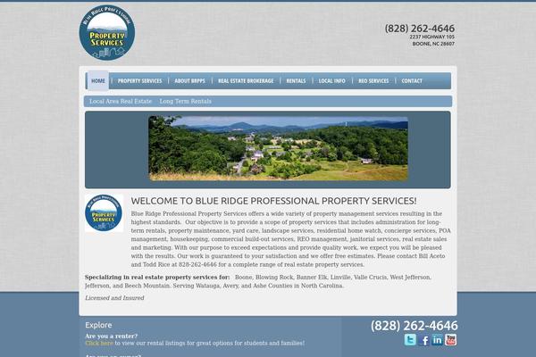 Denali theme site design template sample