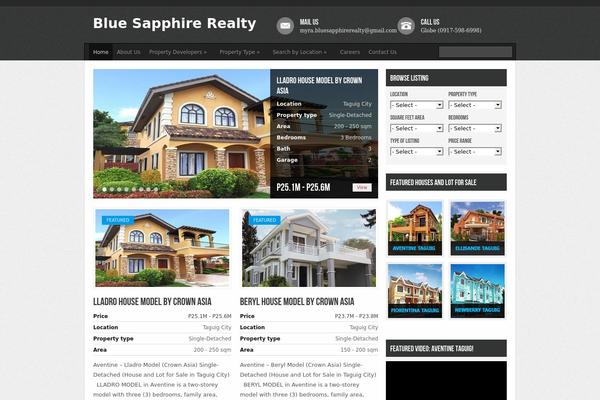 avenue theme site design template sample