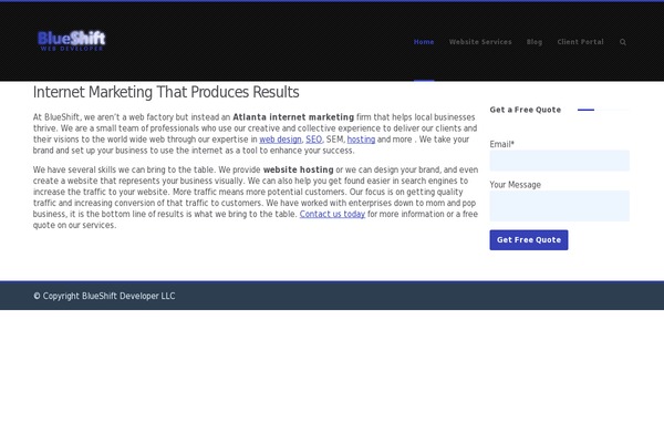 Minicorp theme site design template sample