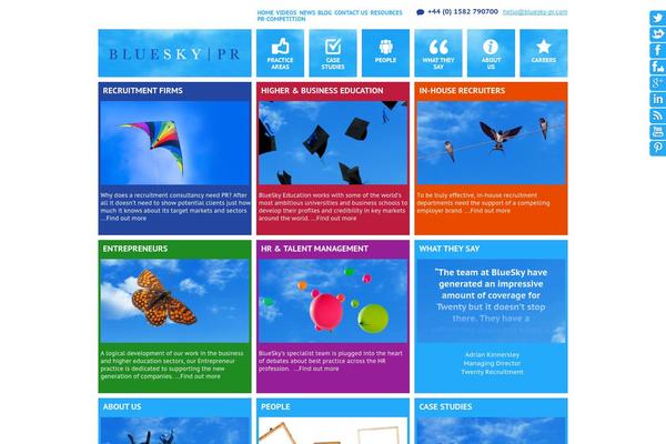 Metro theme site design template sample