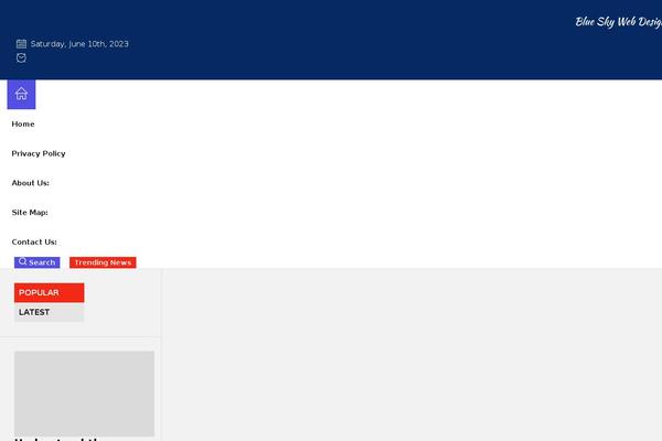 blueskywebdesign.biz site used Silvermountain