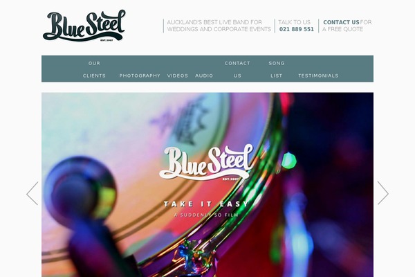 bluesteelband.co.nz site used Pinc