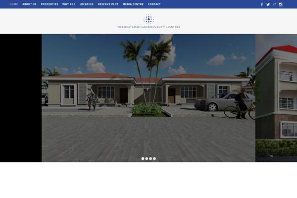 Bridge theme site design template sample