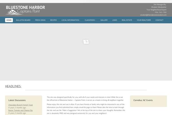 Site using Weather Underground plugin