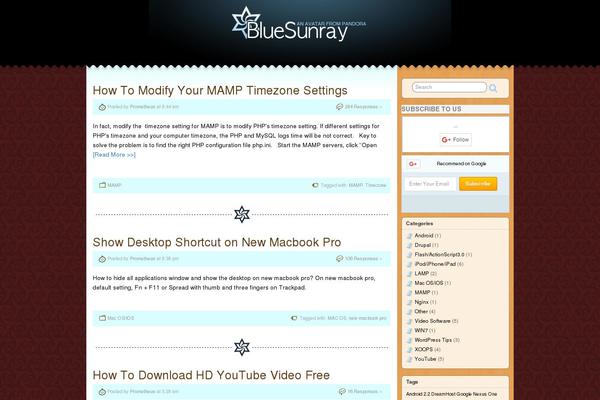 Site using WordPress Multicolor Subscribe Widget plugin
