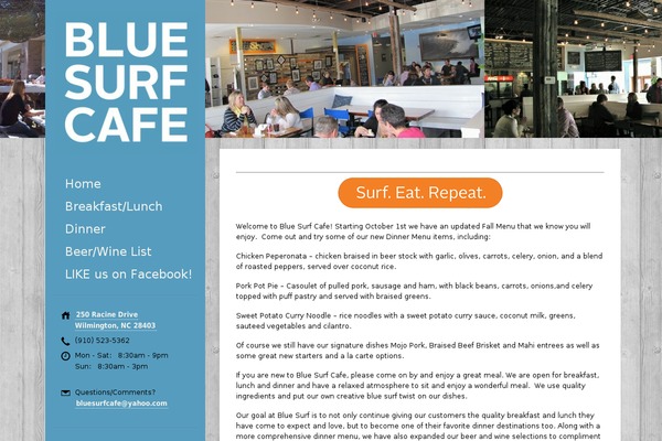Eatery theme site design template sample