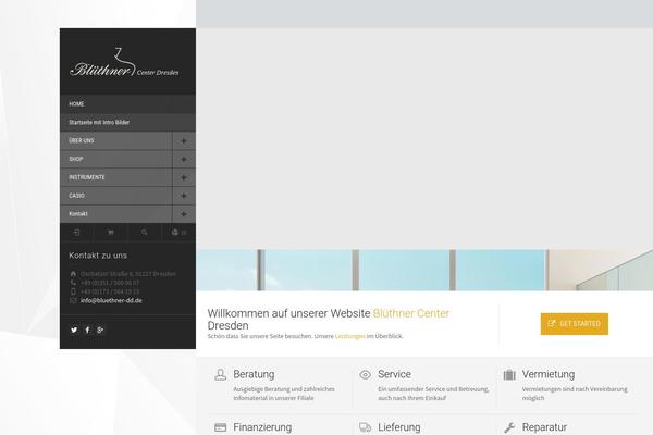 MORE theme site design template sample