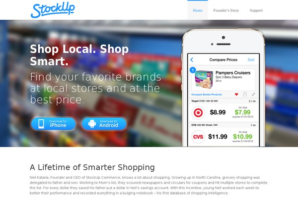 Quickstep theme site design template sample