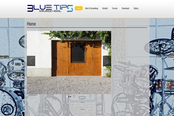 Vibration theme site design template sample