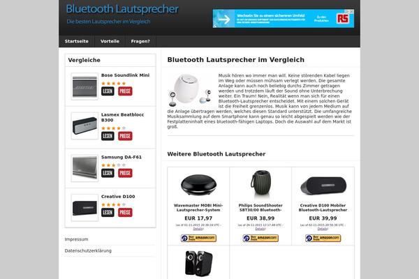 bluetooth-lautsprecher.com site used Affiliatereviewplus