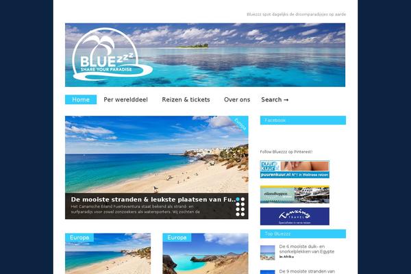 Gonzo theme site design template sample