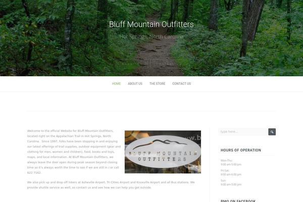 bluffmountain.com site used Treeson