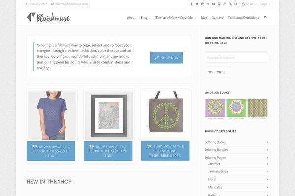 Highend theme site design template sample