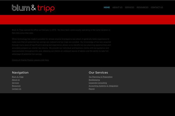 Quark theme site design template sample
