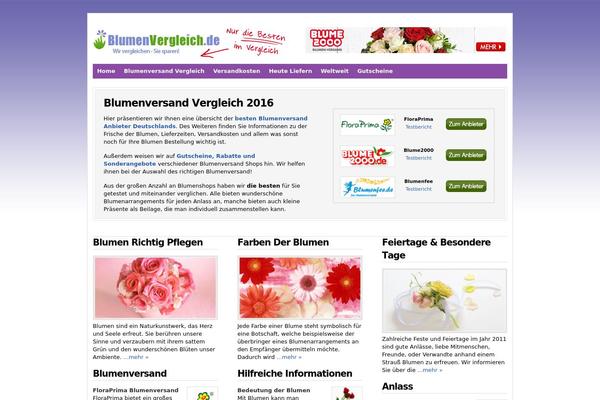 Wp Davinci theme site design template sample