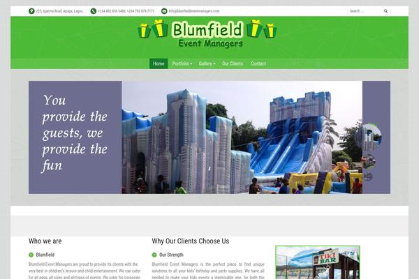 blumfieldeventmanagers.com site used PressCore