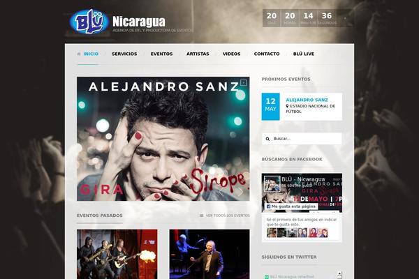 Banda theme site design template sample