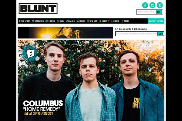 bluntmag.com.au site used Blunt-2020
