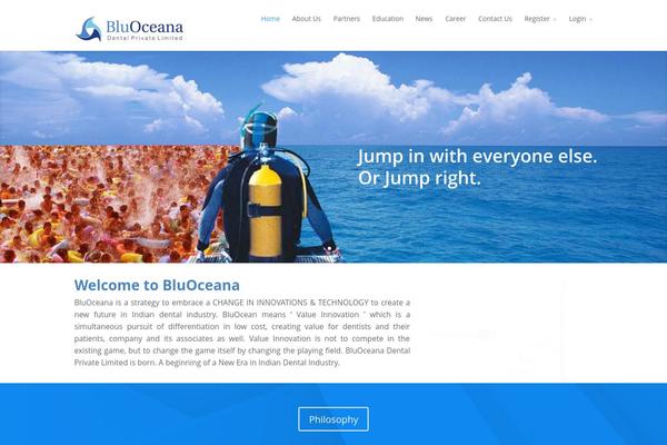 Divi theme site design template sample