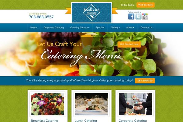Boulevard theme site design template sample