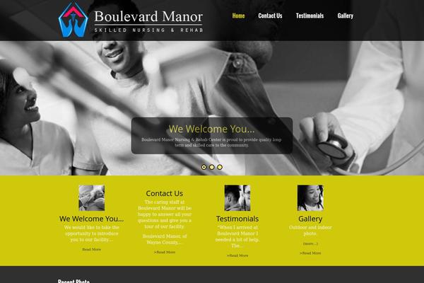 Nature One theme site design template sample