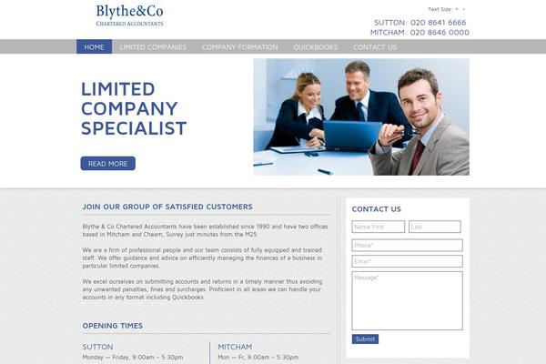 Kathryn theme site design template sample