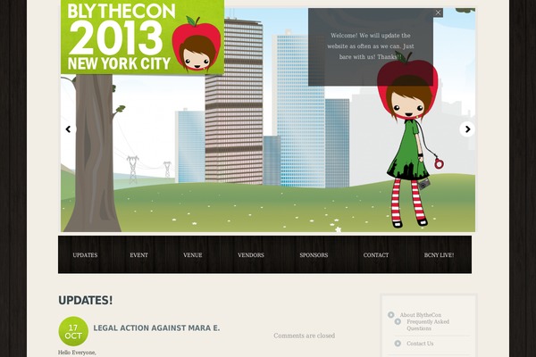 blythecon2013.com site used Bcny