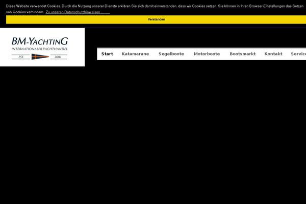 bm-yachting.de site used Yacht-rental